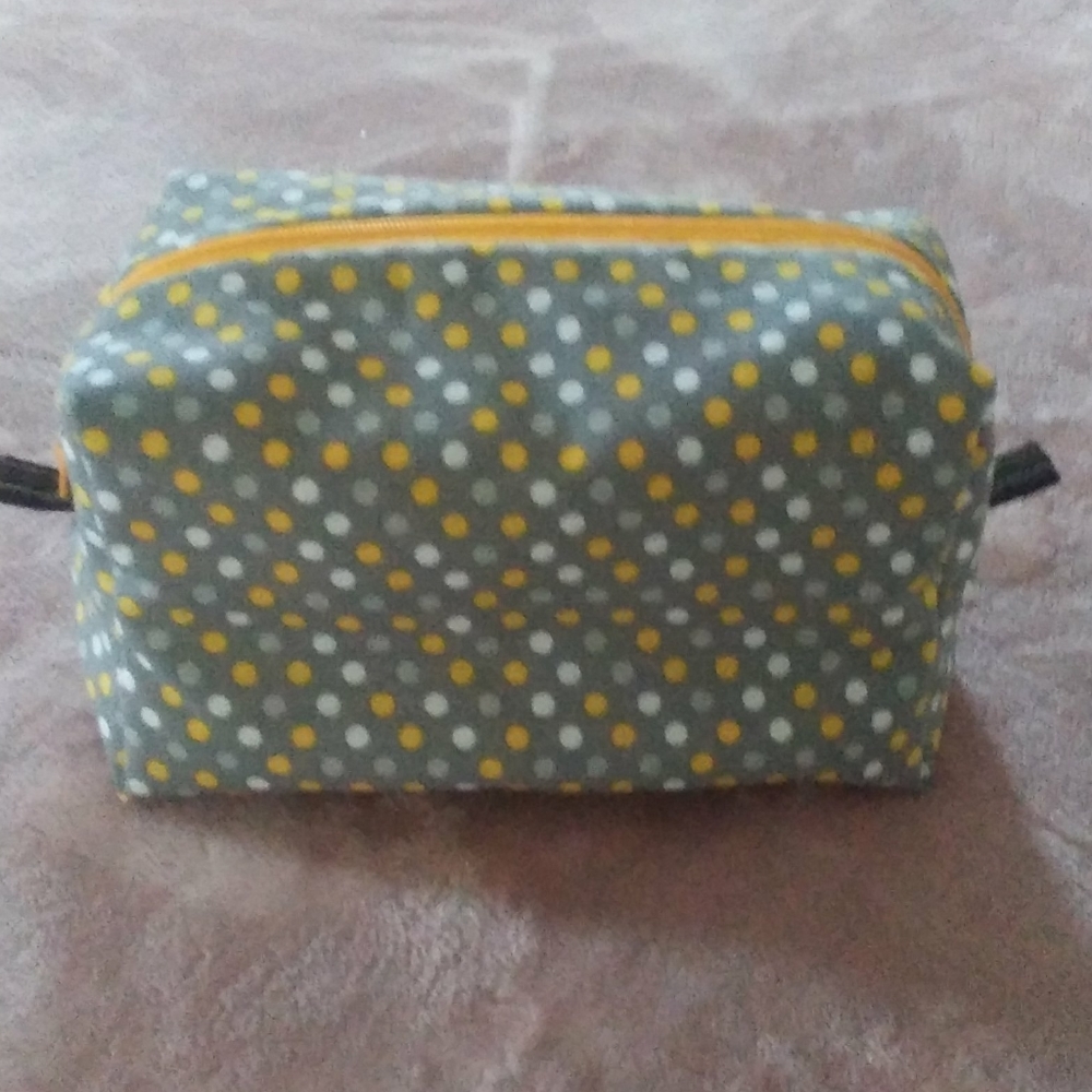 Polka Dot Box Pouch